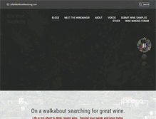 Tablet Screenshot of billswinewandering.com